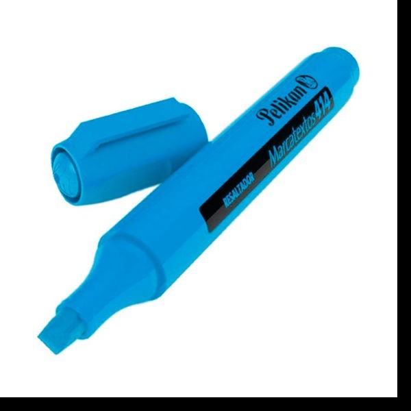 RESALTADOR GRUESO 414 PELIKAN AZUL E.10 C.480